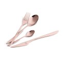 Zestaw sztućców 24 szt. FashionTV FTV-0083 Mirror Rose Gold