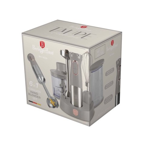 Bezprzewodowy | Wielofunkcyjny blender ręczny 200W BerlingerHaus Taupe BH-9558
