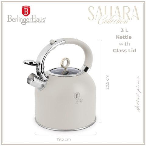 Czajnik tradycyjny 3L BerlingerHaus BH-8915 Sahara Collection | OUTLET