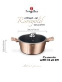 Garnek 6L 28cm BerlingerHaus BH-1516 Rose Gold | OUTLET