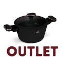 Garnek z pokrywką 20cm BerlingerHaus BH- 8357 | Black Rose Collection | OUTLET