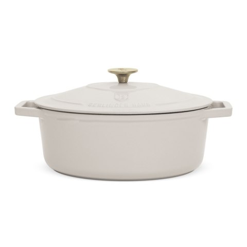 Garnek żeliwny owalny 5,56l z pokrywką 32cm Berlinger Haus Sahara BH-8967