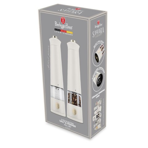 Młynek elektryczny do pieprzu i soli 1szt BerlingerHaus Sahara BH-9545 | OUTLET