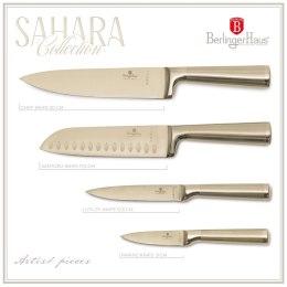 Noże kuchenne | Zestaw 4 złotych noży BerlingerHaus Leonardo Collection BH-2976 | OUTLET