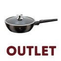 Patelnia głęboka z pokrywką 24cm Berlinger Haus BH-6574 | OUTLET