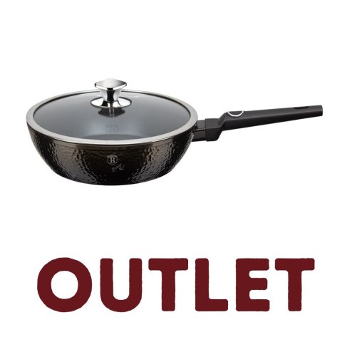 Patelnia głęboka z pokrywką 24cm Berlinger Haus BH-6574 | OUTLET