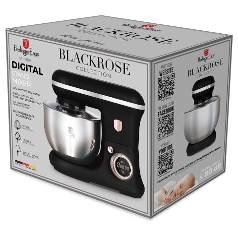 Robot kuchenny planetarny 1500W BerlingerHaus BH-9897 Black Rose