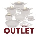 Zestaw 15 el. garnki, patelnie, akcesoria BerlingerHaus Sahara BH-8081| OUTLET