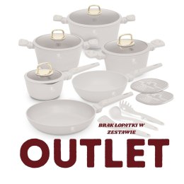Zestaw 15 el. garnki, patelnie, akcesoria BerlingerHaus Sahara BH-8081| OUTLET