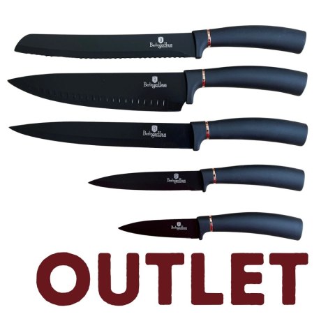 Zestaw 5 noży Black Rose BerlingerHaus BH-2884 #5 |OUTLET